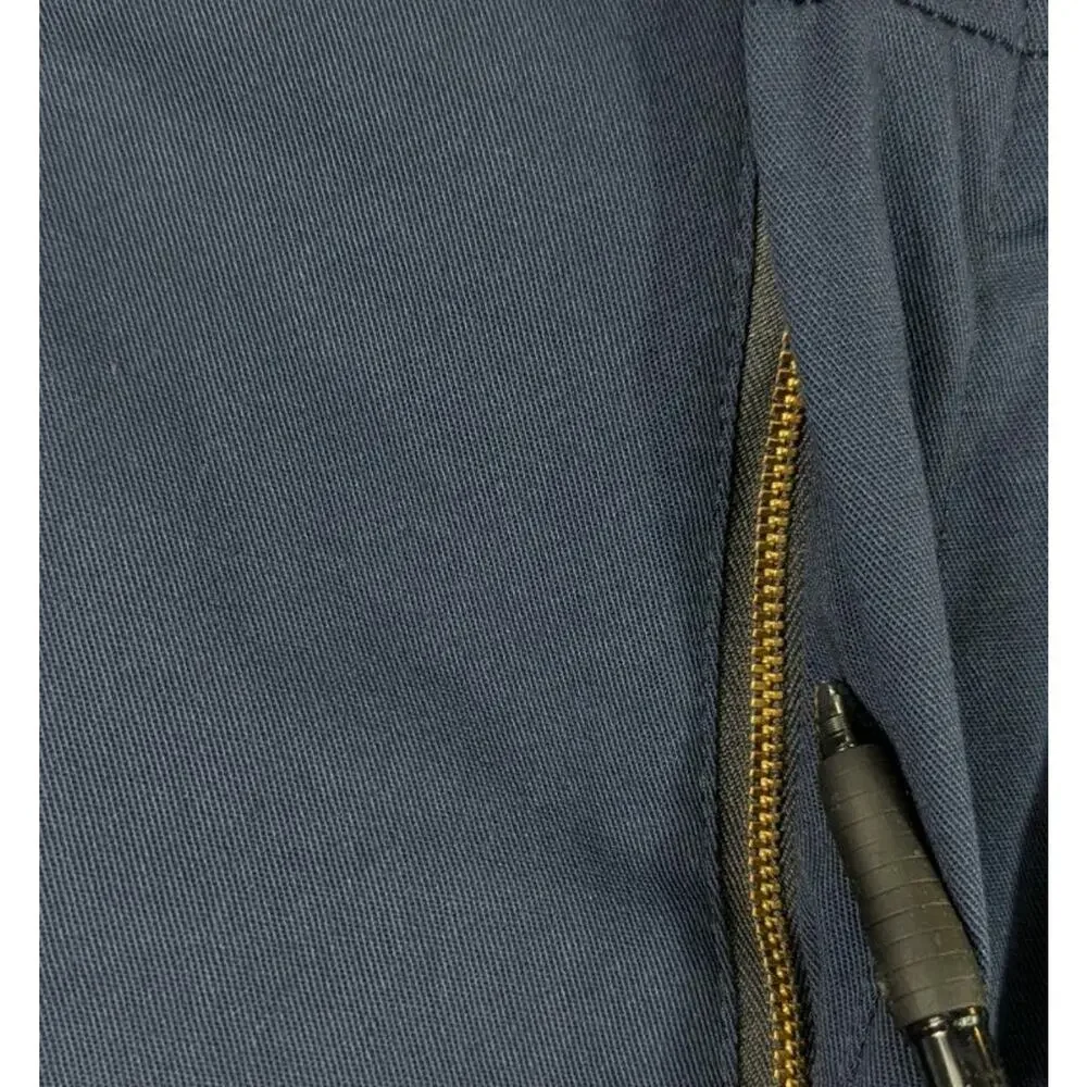 Aramark Cargo Pants Stretch Waist Mens size 48 48x30 Blue Navy Work